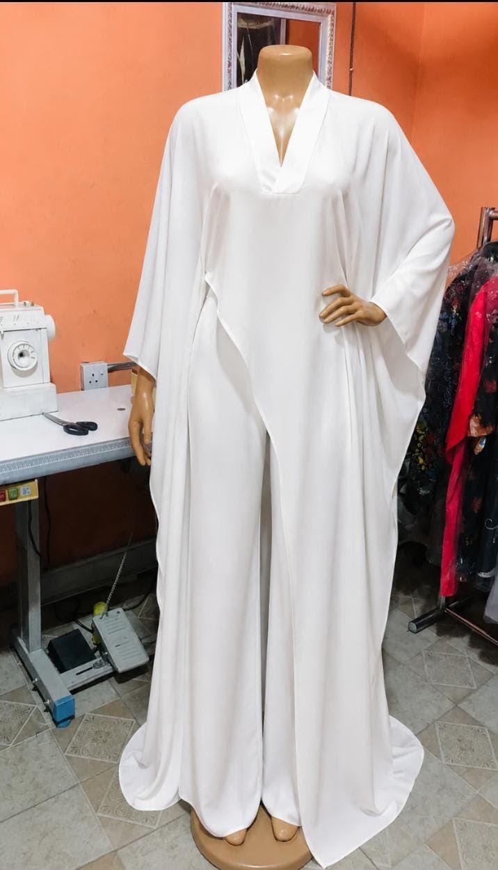 White Flowing Kaftan