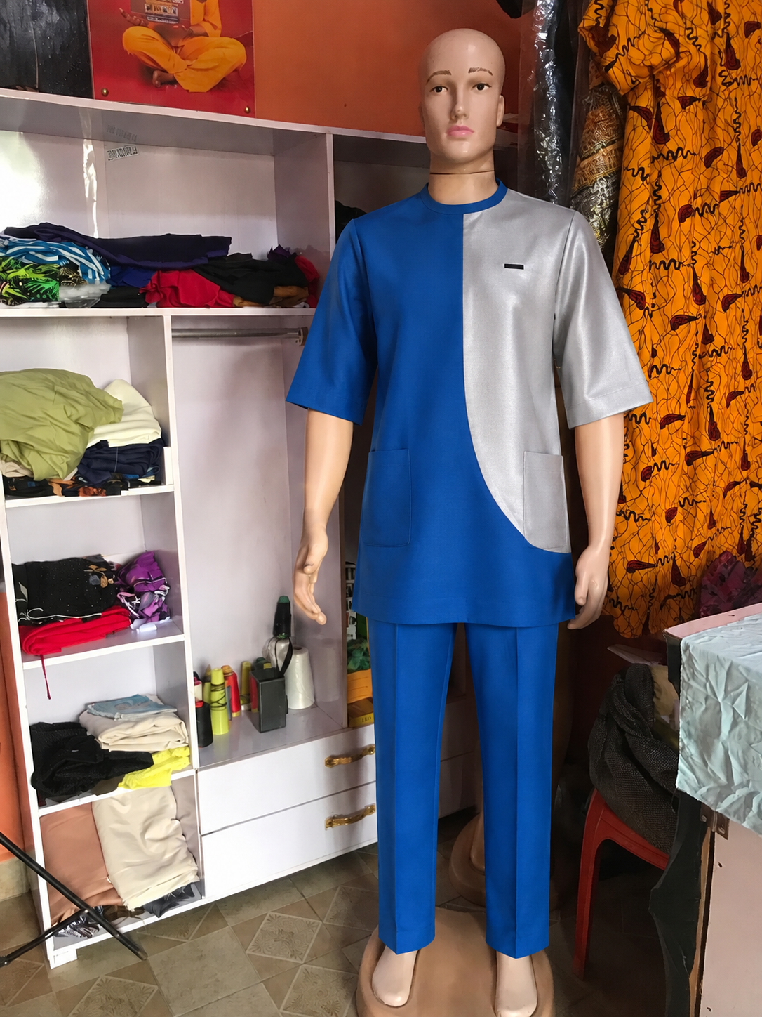 Royal Blue & Silver Two-Tone Senator